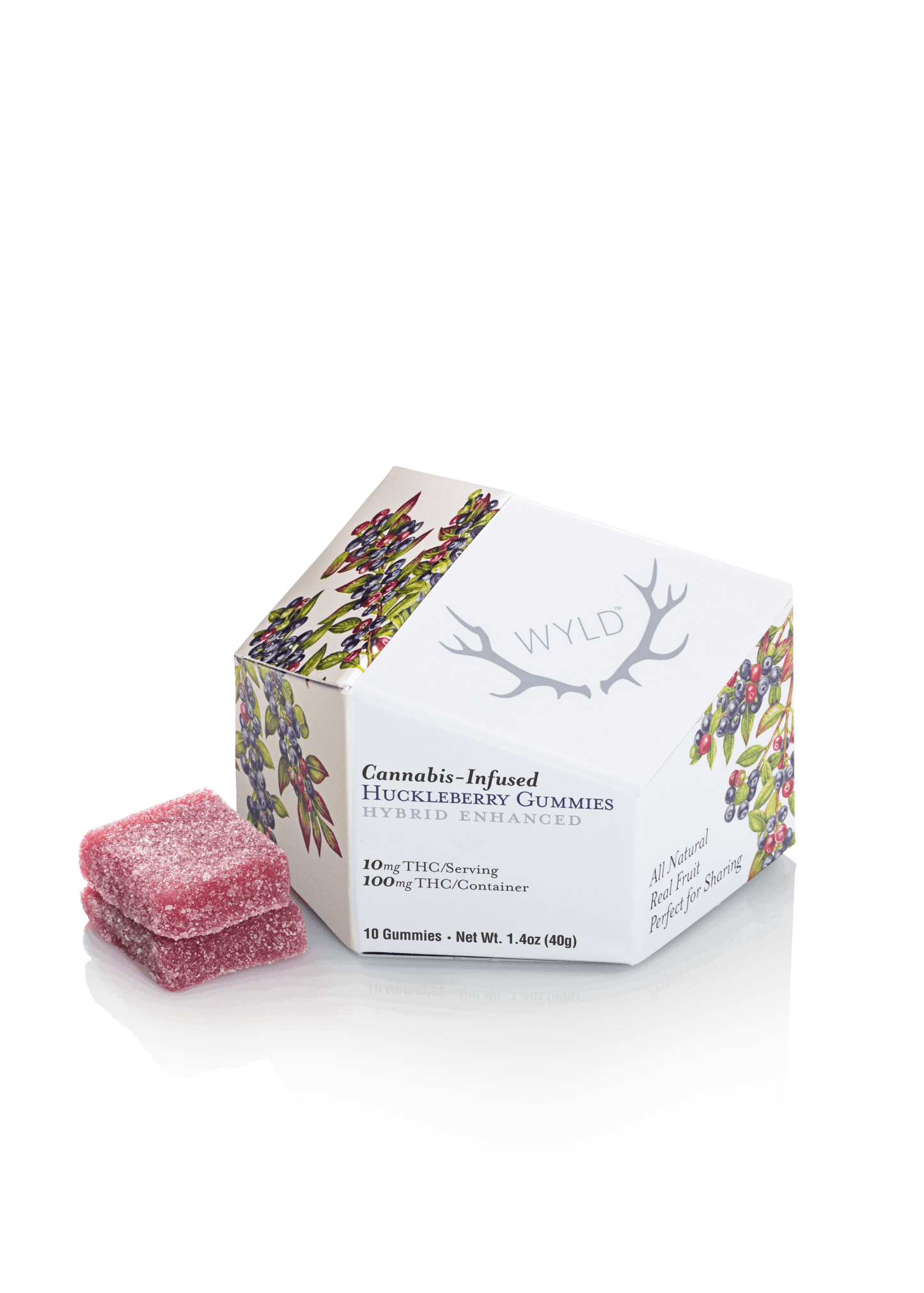 Huckleberry Hybrid Enhanced Gummies 100mg