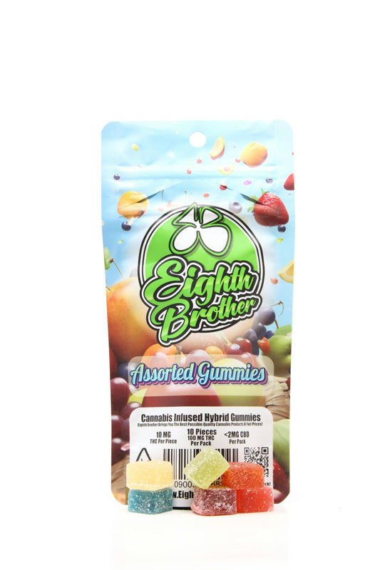EIGHTH BROTHERS Assorted Gummies 10 pack - 100 mg