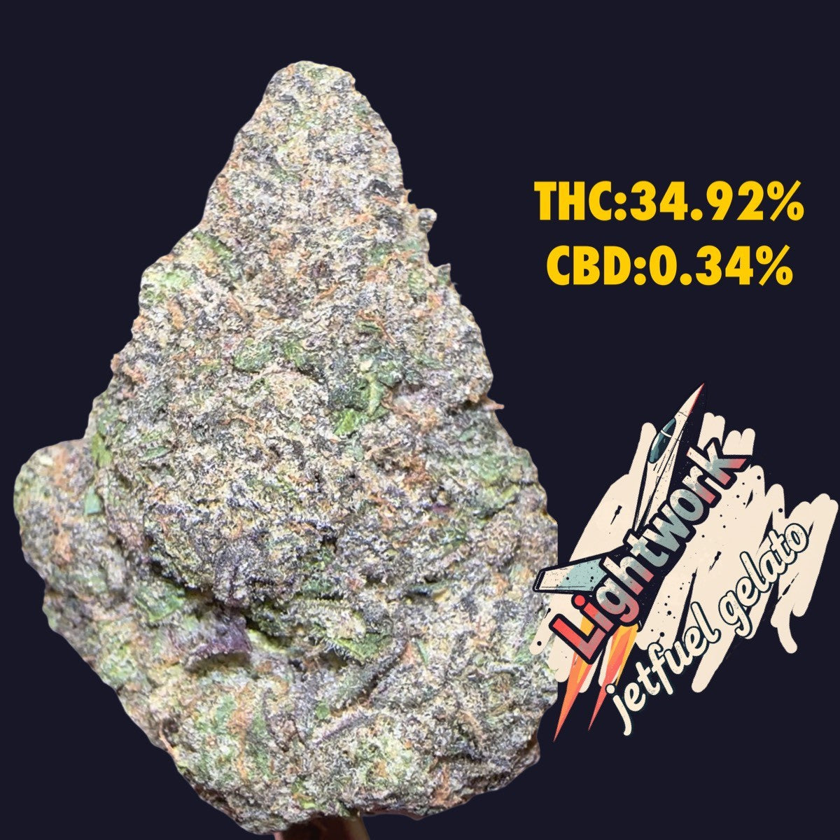 LIGHTWORK EXCLUSIVE / JET FUEL GELATO / 7G INDOOR EXOTIC BIGS