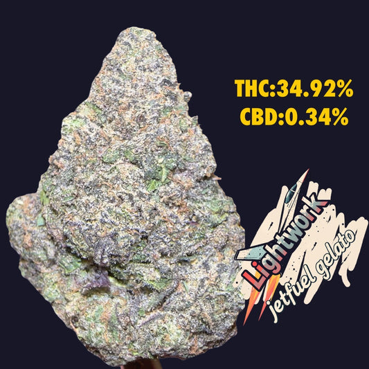 LIGHTWORK EXCLUSIVE / JET FUEL GELATO / 7G INDOOR EXOTIC BIGS