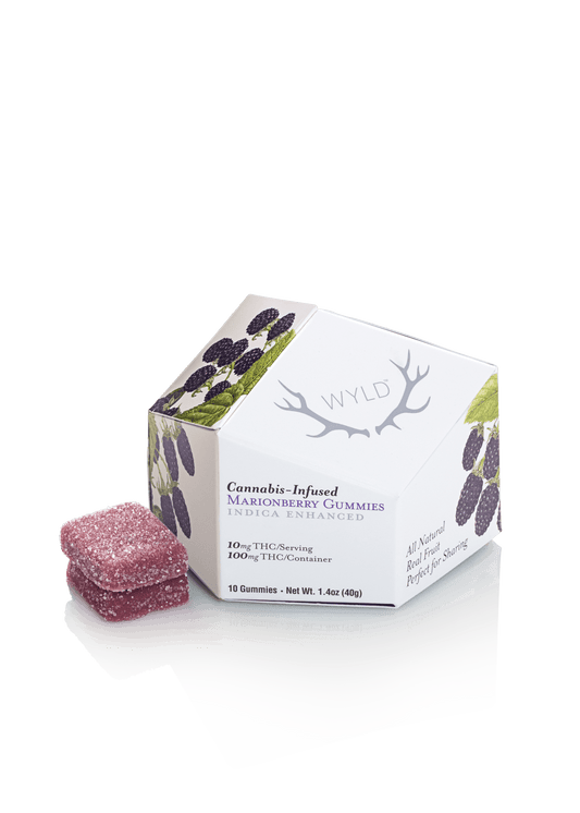 Marionberry Indica Enhanced Gummies 100mg