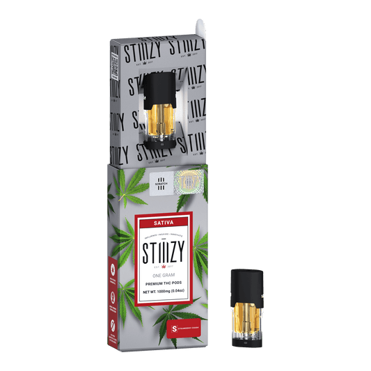 STIIIZY - STRAWBERRY COUGH - PREMIUM THC POD 1G