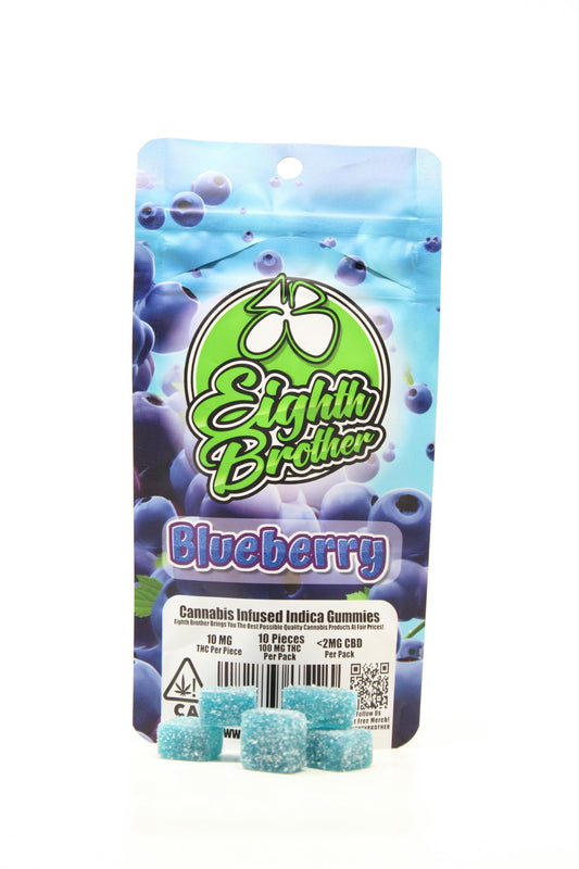 EIGHTH BROTHERS Blueberry Gummies 10 pack (100mg)