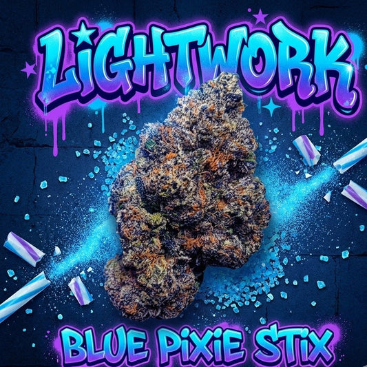 LightWork Topshelf Indoor - Blue Pixie Stix - 14 grams Indoor Exotic Flower (BIGS)