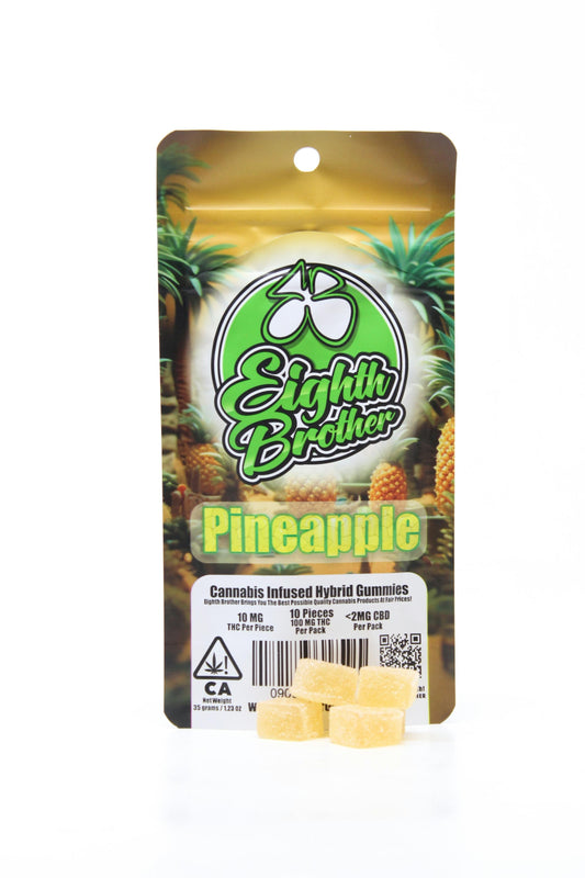 Eighth Brother- Pineapple Gummies 10 pack - 100 mg