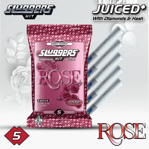 Sluggers - Infused Preroll - 3.5g 5pk - Rose - Diamond Edition