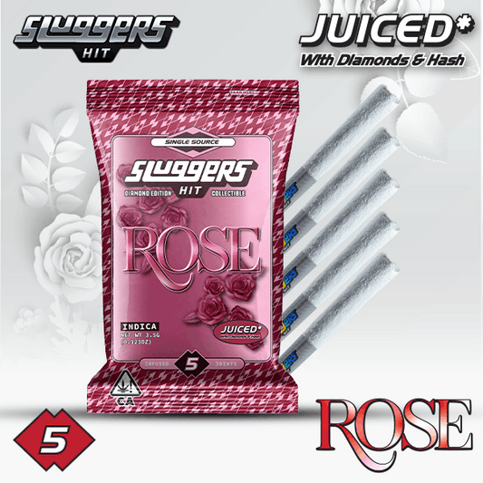 Sluggers - Infused Preroll - 3.5g 5pk - Rose - Diamond Edition