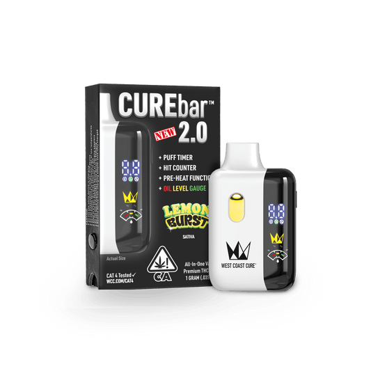 West Coast Cure - Lemon Burst - 1G AIO CUREbar 2.0